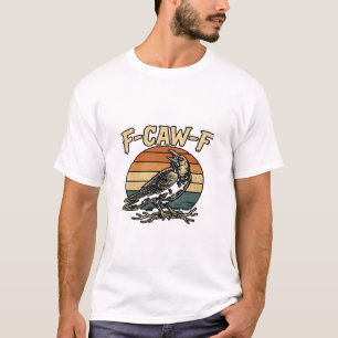 ユーモア ゴシック F カワ F おもしろい カラス クリエイティブ スタイル Tシャツ