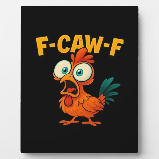 ユーモア ファニークロウ F-Caw-F ゴシック フォトプラーク (正面)