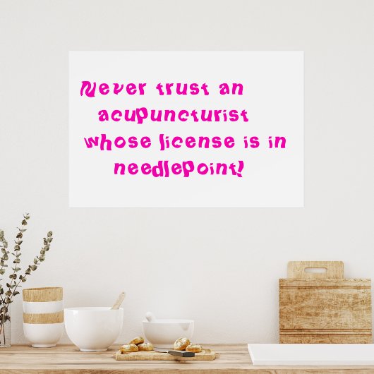 ユーモア ポスター (キッチン)