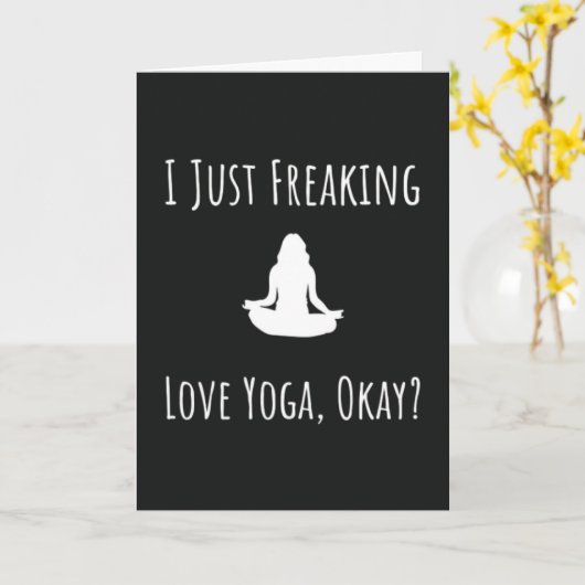 ユーモア ヨガ カード 運動 笑い (黄色い花)