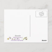 ユーモア ロボット ヤギ サイエンス フィクション パロディ ジョーク ポストカード (裏面)