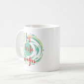 ユーモア 皮肉 茶 コーヒーマグカップ (正面左)