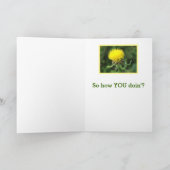 ユーモア/私の悪い髪の日/"それで君はどうしてる"? カード (内部)