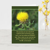 ユーモア/私の悪い髪の日/"それで君はどうしてる"? カード (黄色い花)