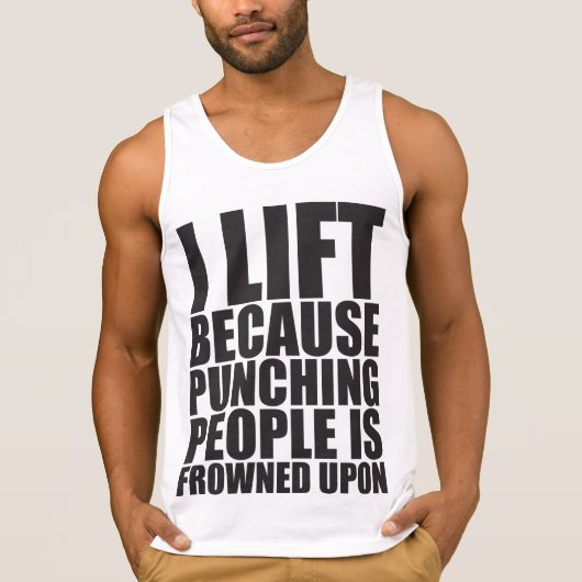 ユーモア – 私はパンチが眉をひそめる Tシャツ (正面)