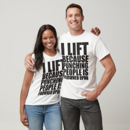 ユーモア – 私はパンチが眉をひそめる Tシャツ