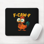 ユーモア 面白いカラス F-Caw-F ゴシック マウスパッド (マウス)