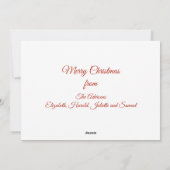 ユーモア | 面白いチワワ | ユニーク & 珍しい シーズンカード (裏面)