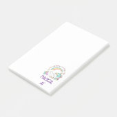 ユーモア – 魔法のAF。ユニコーンレインボー&かわいい物 ポストイット (アングル)