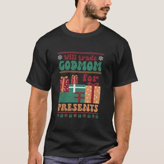 ユーモアChristmas Boy Girl Teeクリスマス Tシャツ (正面)