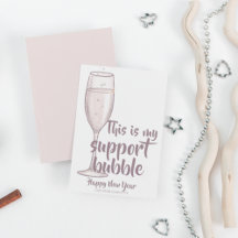 ユーモアCorona Virus新年サポートバブル