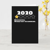 ユーモアCorona Virus 2020過評価 カード (黄色い花)