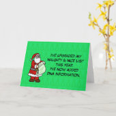 ユーモアDNAクリスマスカード カード (黄色い花)