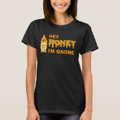 ユーモアHONEY私は格言Tシャツ Tシャツ (正面)