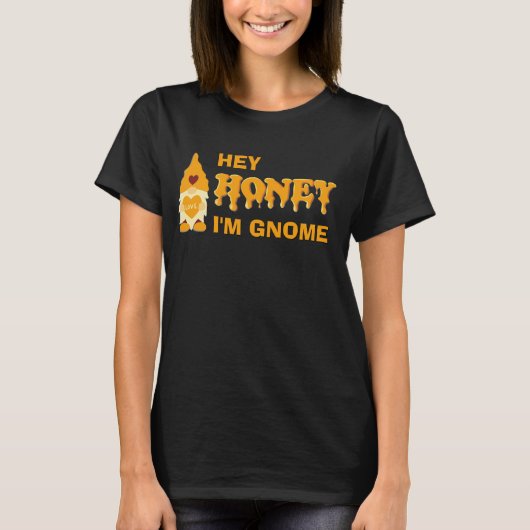 ユーモアHONEY私は格言Tシャツ Tシャツ (正面)