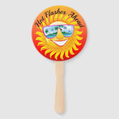 ユーモカスタマイズアポップ・アートのル誕生日ファン ハンドファン (正面)