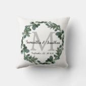 ユーモダンカリリース・モノグラ結婚ムの記念品 クッション (裏面)