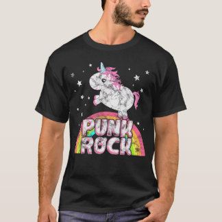 ユーモラスで皮肉なクールユニコーン パンクロック音楽祭 Tシャツ