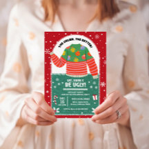 ユーモラスなアグレッシブセーター クリスマスパーティー