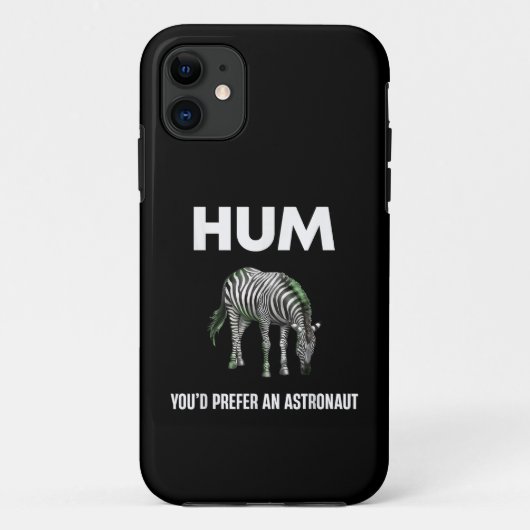 ユーモラスなアドルロナーツのゼブラ Case-Mate iPhoneケース (裏面)