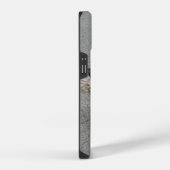 ユーモラスなアヒルの歩行 iPhoneケース (右側面)