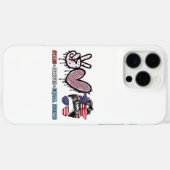 ユーモラスなアメリカ国旗 愛国 Case-Mate iPhoneケース (裏面 (横))