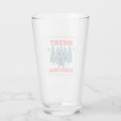 ユーモラスなイエティ クリスマスおめでとう タンブラーグラス (裏面)