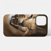 ユーモラスなオオヤマネコ iPhoneケース (裏面横)