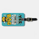 ユーモラスなオリジナル荷物タグ Yes Your Bag ラゲッジタグ (正面横)