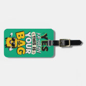 ユーモラスなオリジナル荷物タグ Yes Your Bag ラゲッジタグ (正面横)