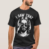 ユーモラスなキリスト教のイエス様の面白いTシャツ Tシャツ (正面)