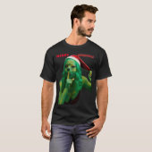 ユーモラスなクリスマスのホリデー・セーター・デザイン Tシャツ (正面フル)