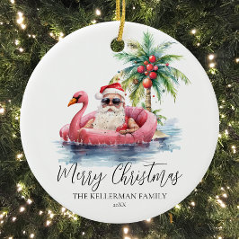 ユーモラスなクリスマスパーソナル化 セラミックオーナメント