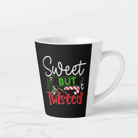 ユーモラスなクリスマス カフェラテマグ (右)