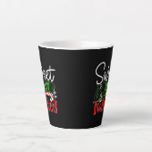 ユーモラスなクリスマス カフェラテマグ (正面)