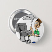 ユーモラスなグリルギフト 缶バッジ (正面&裏面)