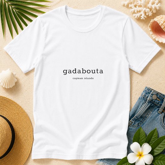 ユーモラスなケイマン諸島の方言 ガダバウト Tシャツ
