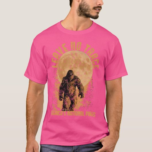 ユーモラスなサスカッチ Tシャツ (正面)