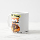 ユーモラスなドーナツ I DONUT WORKOUT コーヒーマグカップ (正面左)