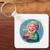 ユーモラスなナナの誕生日パーティー キーホルダー (正面)