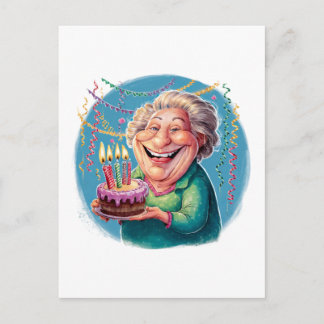 ユーモラスなナナの誕生日パーティー ポストカード