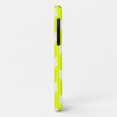 ユーモラスなネコ 白猫 黄色 Case-Mate iPhoneケース (裏面/左)