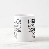 ユーモラスなマグカップの名言や格言 コーヒーマグカップ (中央)
