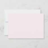 ユーモラスなレトロ落書き ウェディングRSVP カード (裏面)