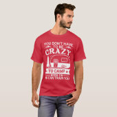 ユーモラスなヴィンテージ キャンプ Tシャツ (正面フル)