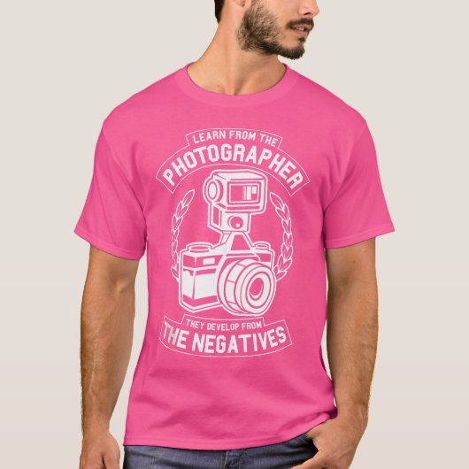 ユーモラスな写真 Tシャツ (正面)