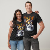 ユーモラスな動物の犬の引用 Tシャツ (ユニセックス)
