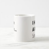 ユーモラスな名入れマグカップ コーヒーマグカップ (中央)
