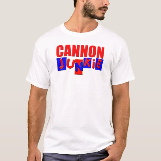ユーモラスな大砲 Tシャツ (正面)