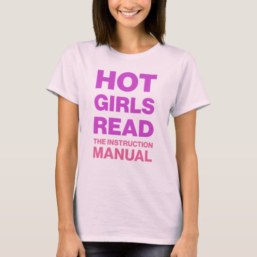 ユーモラスな太字タイポグラフィー 皮肉な本の虫 読書 Tシャツ (正面)